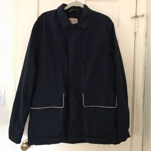 Beretta Mens Lightweight Navy Collared Jacket